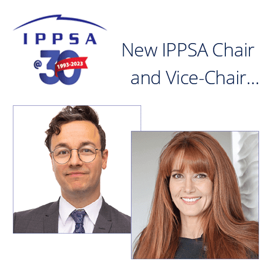 New IPPSA Chair and Vide-Chair